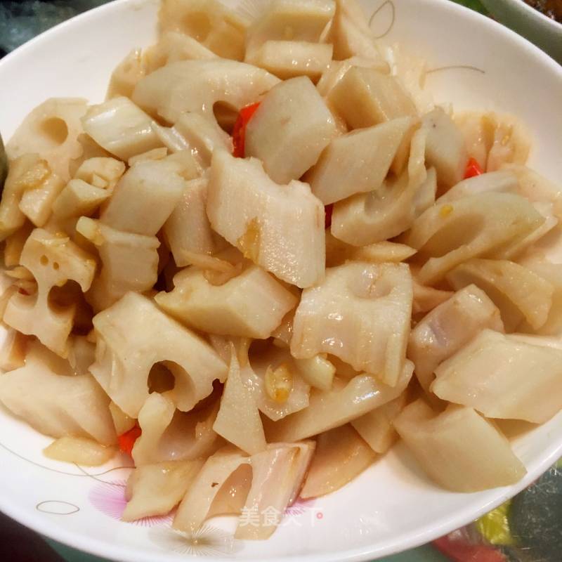 酸辣藕丁的做法