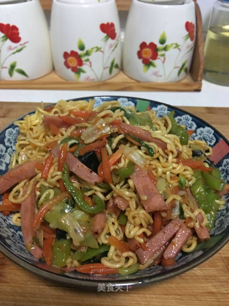 炒方便面的做法