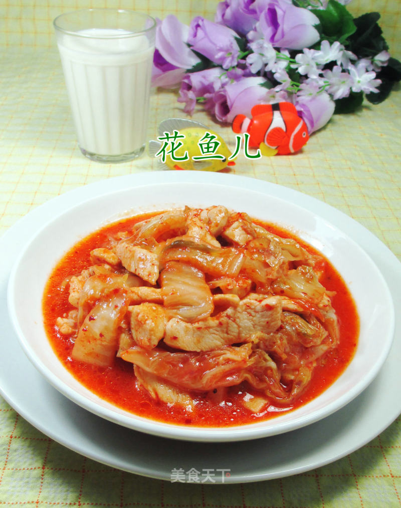 泡菜炒鸡柳的做法