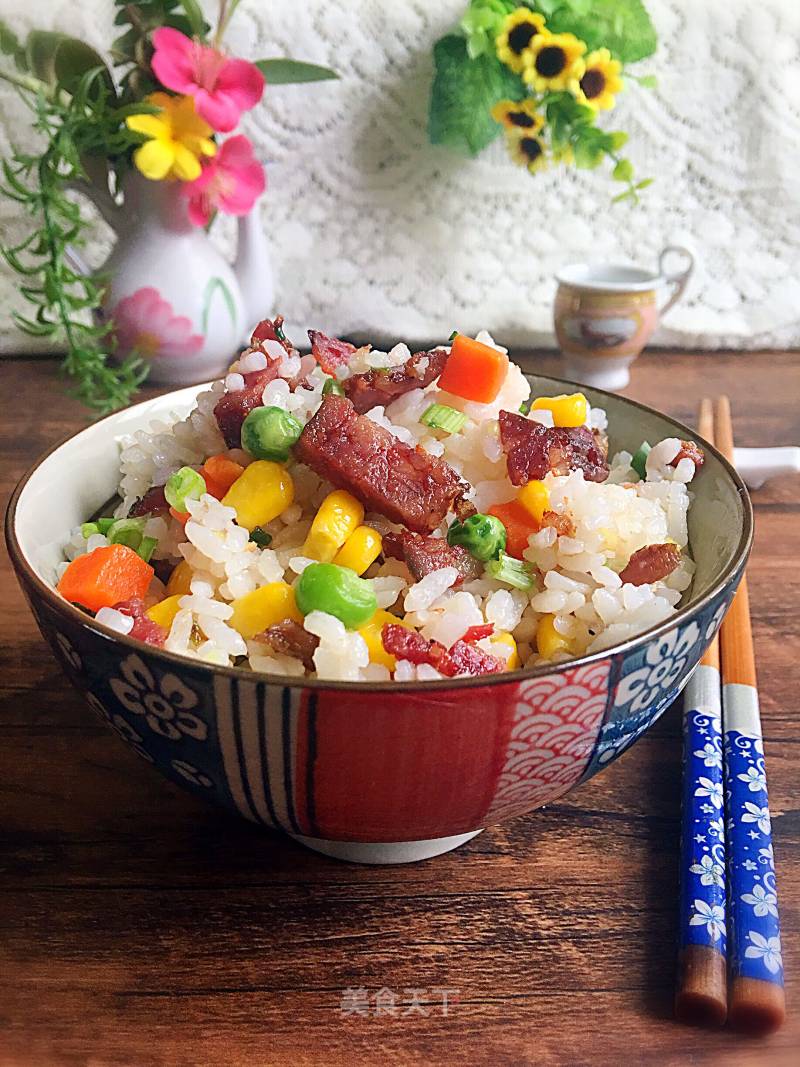 腊肠炒饭
