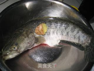 山药黑鱼汤的做法步骤：1