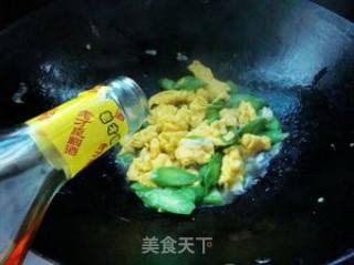 百搭的蛋炒菜之——芥兰炒鸡蛋的做法步骤：8