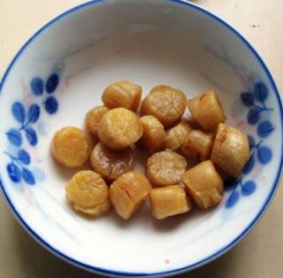 冬日暖意浮心头 --- 迟菜心瑶柱粥的做法步骤：2