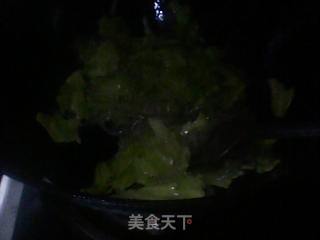 莲花菜炒粉条的做法步骤：2