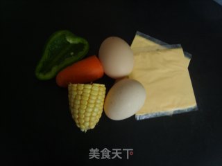 芝士片煎鸡蛋的做法步骤：1