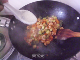 甜辣什锦甜虾的做法步骤：14