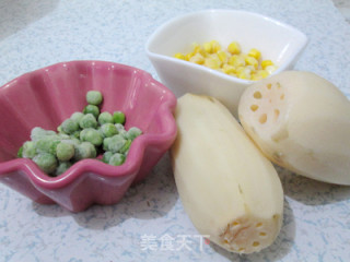 简单的美味---糖醋藕丁的做法步骤：1