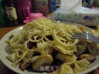 奶油培根意面的做法步骤：3