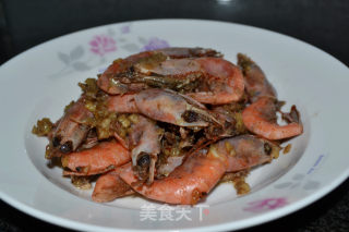蒜香北极虾的做法步骤：10