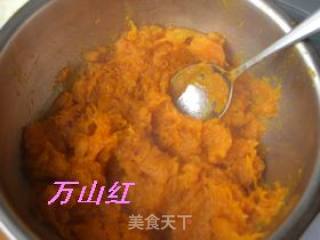 南瓜豆沙糍粑的做法步骤：2