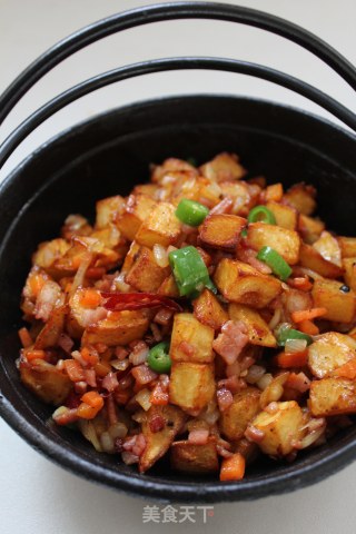 干锅土豆粒的做法步骤：14