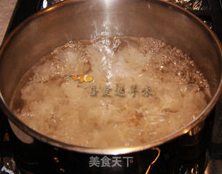 雪耳木瓜糖水的做法步骤：7