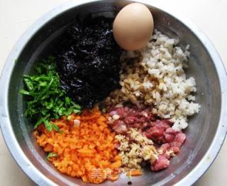 高压锅懒人版之1 --- 莲藕紫菜蒸肉饼的做法步骤：5