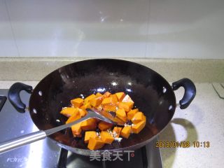 蒜香老南瓜的做法步骤：3