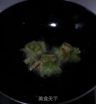 茄子菊花--幸福像花儿一样的做法步骤：4