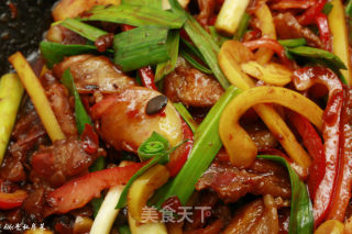 kiki牛的私房菜12-豉香回锅肉的做法步骤：25