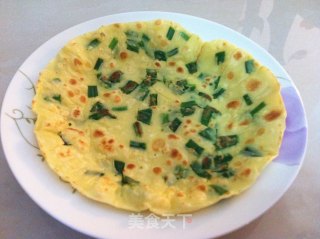 层层叠叠的美味——韭菜蛋饼的做法步骤：5