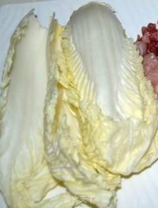 黄花菜白菜卷的做法步骤：2