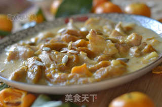 【芝士南瓜鸡】----新年给鸡换个吃法的做法步骤：18