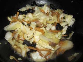 大白菜烩黄花菜丸子的做法步骤：19