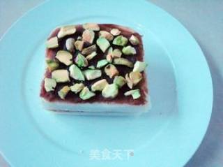 简简单单做小吃——开心果豆沙年糕的做法步骤：5