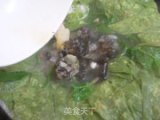 鸡汤菠菜焙面的做法步骤：8