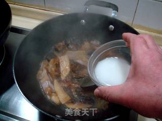 节日烧菜一款“双冬烧蹄筋”的做法步骤：8
