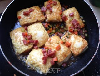 金银满屋---锅塌豆腐盒的做法步骤：18