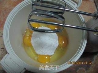 海绵蛋糕的做法步骤：2