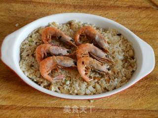 菌香北极虾焗饭的做法步骤：10