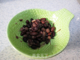 椰汁蜜豆小丸子的做法步骤：3