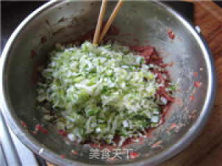 龙井茶香牛肉水饺的做法步骤：10