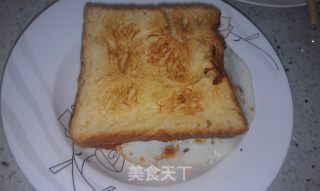 培根鸡蛋三明治的做法步骤：4