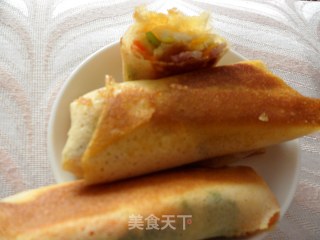 煎饼卷的做法步骤：7