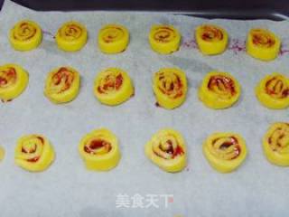 蓝莓果酱卷心酥的做法步骤：14