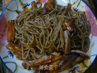 酱烧茄子拌面的做法步骤：8