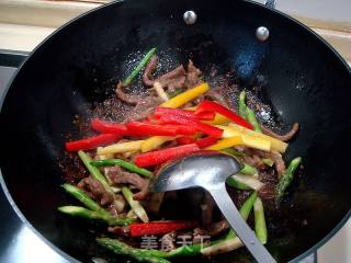 美味儿小炒“干炒牛肉条”的做法步骤：13