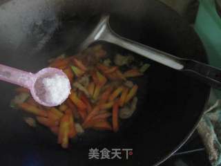 胡萝卜炒干豆腐的做法步骤：8