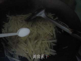 韭菜炒土豆丝的做法步骤：9