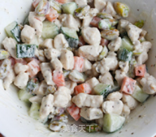 【万多福开心果】开心果鸡肉沙拉的做法步骤：14
