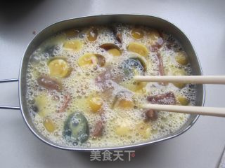 松花牛肉的做法步骤：2
