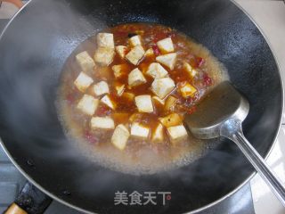 快手下饭菜——简版麻婆豆腐的做法步骤：8