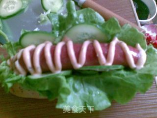 风味热狗在家做的做法步骤：14