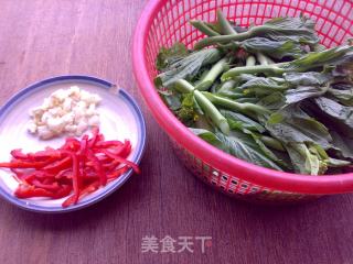 生炒鲍汁芥菜心的做法步骤：3