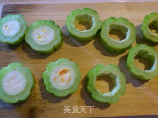 苦中作乐—酿苦瓜的做法步骤：3