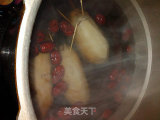 蜜汁糯米藕的做法步骤：6