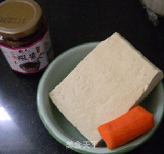 虾酱烩豆腐的做法步骤：1
