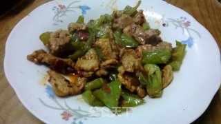 家常川菜盐煎肉的做法步骤：2