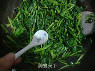 鸡汁菠菜的做法步骤：5