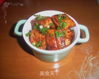 叉烧豆腐泡的做法步骤：5